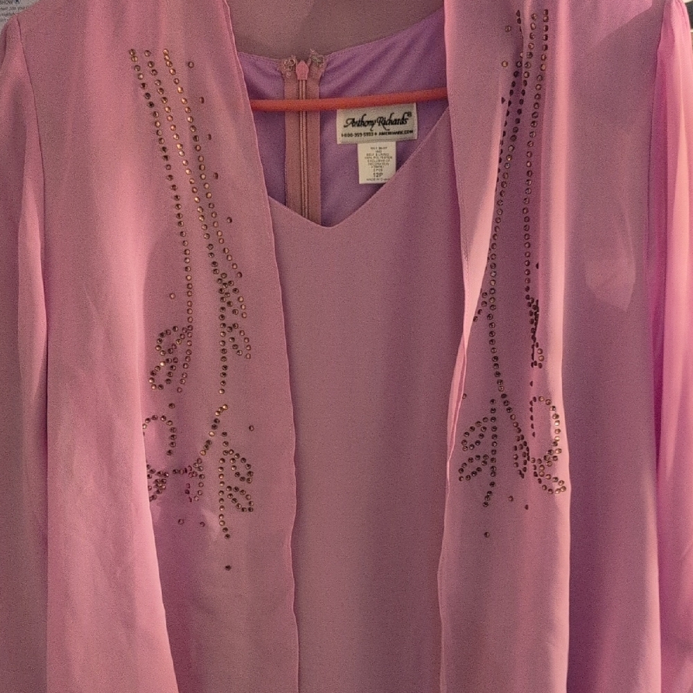 Ashley Stewart Pink Embellished Women's Jacket